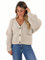 Cardigan bottoni Ecrù