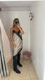 Abito lingerie  Anna grigio ghiaccio