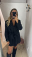 Blazer fiocco nero