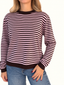 Maglione a righe