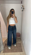 Jeans con risvolto