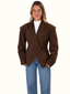 Blazer scamosciato