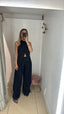Coordinato top e pantalone nero