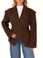 Blazer scamosciato