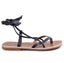 Sandalo Anastasia in pelle nero