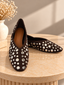 Ballerine borchie cioccolato