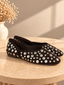 Ballerine borchie cioccolato